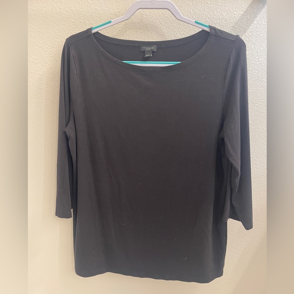 Ann Taylor Factory Boat Neck 3/4 sleeve